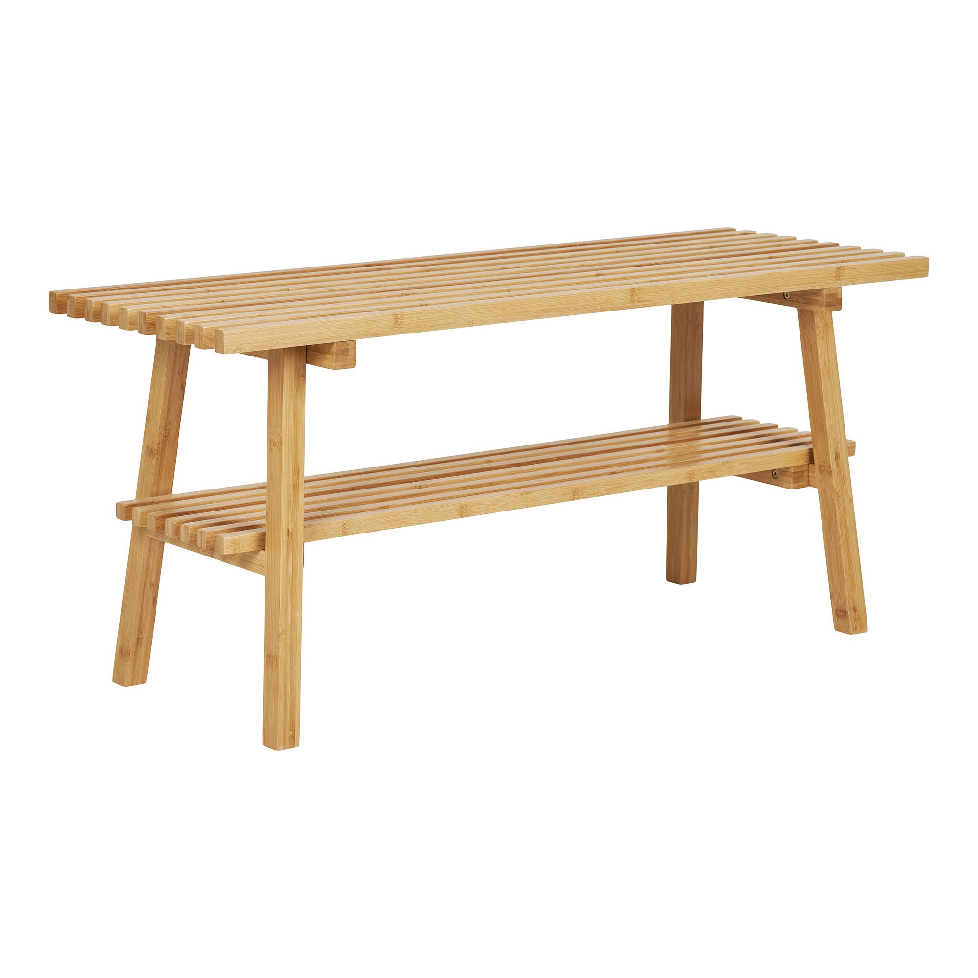 Ember – Sitzbank aus Bambus, natur, 70×28×45 cm